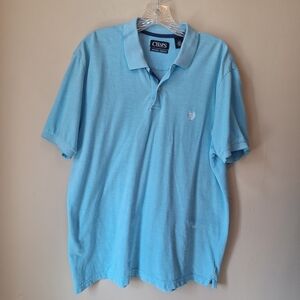 Chaps Men's Blue Polo Shirt